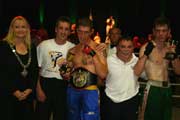 Team tolland with his WKN title belts