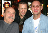 Billy Murray (middle) with Jean-Yves Theriault & Master Therien 