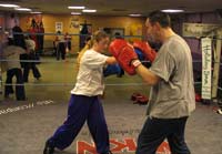 Lydia Braniff with Sam, who will challenge for an Irish title.