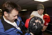 Hard hitter - Ice hockey star Mel ‘The Mangler’ Angelstad