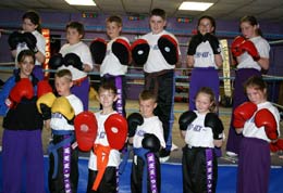 Frances teaching at the ProKick ym