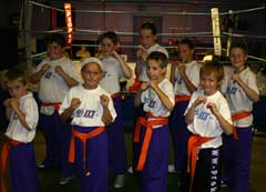 Some of the orange belts from Thursday's class