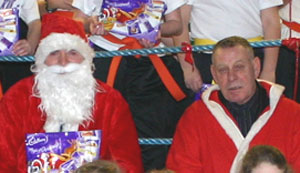 Santa and his helper ...Bobby