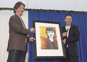 The unveiling of President Mary McAleese' portrait