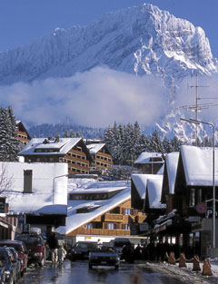 Down town in Villars Switzerland 