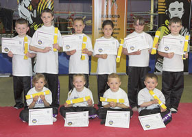 New Yellow belt kiks 