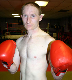 Derry kickboxer Darren Dougan  ready for action tomorrow in the Loup