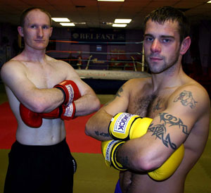 WORLD champion Gary Hamilton (Right)believes County Derry man Darren Dougan is ready to make kickboxing history for the north-west.