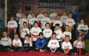 Some of the ProKick kids at the event day