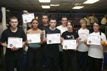 New Yellow belts earn their stripes