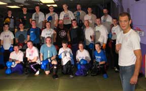 Neil Sinclair hit the ProKick fighters class