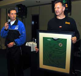 Northern Ireland shirt is auctioned for £300