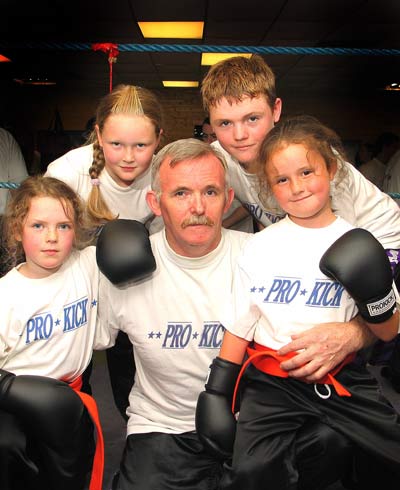 Dessie’s grandchildren, Andrew 14, Abie 10, Laura 7 and Lucy 6