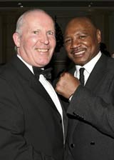 Former Belfast Lord Mayor, Jim Rodgers meets legend Marvelous Marvin Hagler