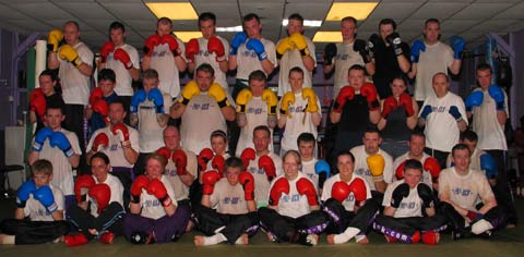 Almost 40 wannabe fighters from all over the country  took their competitive bows at a massive sparring session at the world famous ProKick Gym in Belfast 