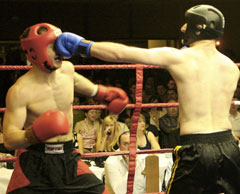 Derry's Darren Dougan hits home with a good jab