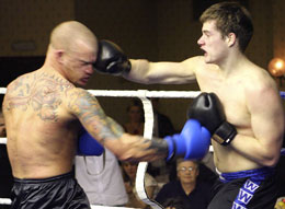 Punch perfect... new British champion Peter Rusk