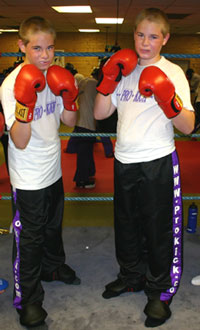 Joel (left) and Tony Amos  ready for Switzerland