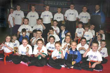 Over 30 ProKick kids age 5-12 took part in the competition 