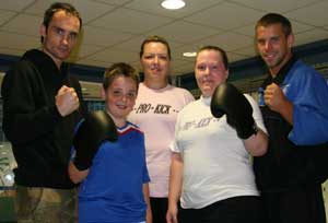 A couple of the new members at the Shankill class