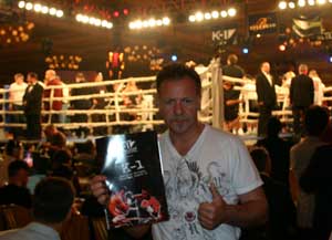 Billy ringside at the K1