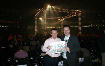 Paul Clarke and Billy Murray at the K1 Grand Prix Final