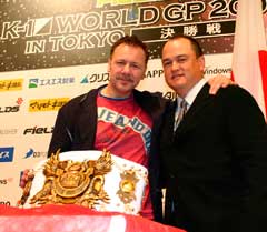 Murray with K1's CEO Director Scott Coker 