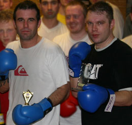 Tournament winner was Mike Burford, (right).And Runner-up was Adrian Moat 