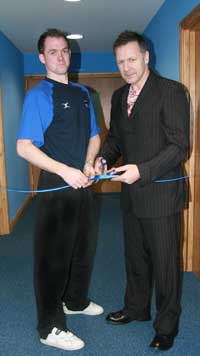 Steve and Billy open the new Well-Fit club in Lurgan 