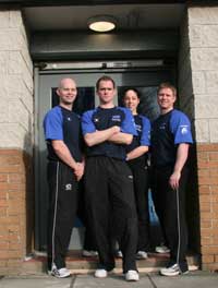 Some of the staff at Well-Fit