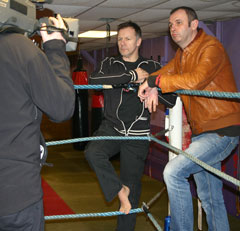 Ringside interview