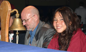 Judges and officials at ringside