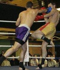 Akim punches