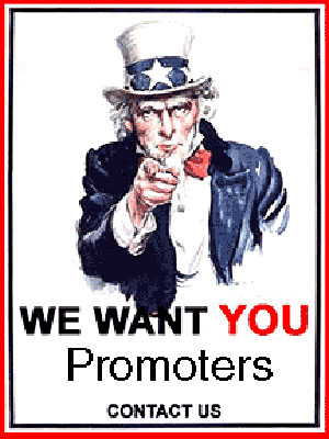 We want you iF you are a promoter/trainer