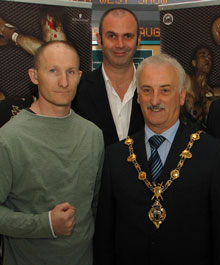 Mayor Thompson is hoping to get along to the event and says he will be backing Co Derry man, Dougan. Joe Lindsay looks on