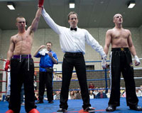 Barrie Oliver Winner on points (Prokick NI ) Vs Graham Ross (Kicktec Scotland)