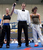 Lydia Braniff Winner on points (ProKick NI) Vs Suyin Gelis (Germany) 