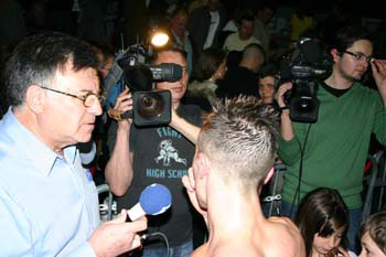 Interviews after the fight