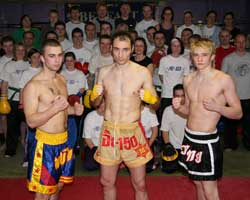 The trio, who have excited the entire Irish kickboxing community with their successes in ring