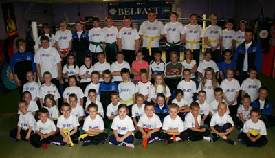 Over 70 kids took part in the FUN day at ProKick