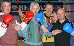 L-R Gareth Mackle, William Ferry, Billy Murray and Sean McGerrigan