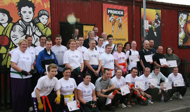 One of Prokick's Gradings in 2007