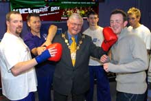 That's right Mayor Bell, as Gareth takes one on the chin