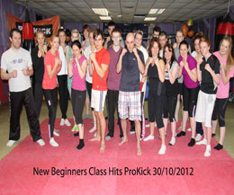 Congratulations to all who took the first step for the next 6 weeks of ProKick kickboxing.