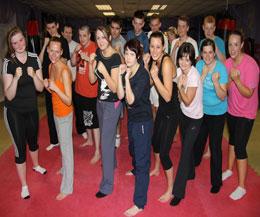 The new group of aspiring kickboxers started their introduction into the sport of kickboxing on Sept 11th 2012