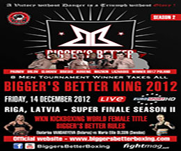 It's coming to the conclusion of season II of Bigger's Better, December 14 in Latvia