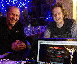 Web designer Daryl Campbell met up with the kickboxing king-pin  to finalize kickboxingrec.com