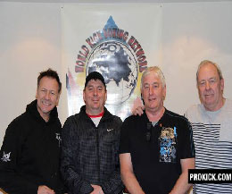 Some of the team helping out on the WKN Aberdeen event are: L-R Billy Murray, Gary Langford, Robert Hunter and Albert Ross