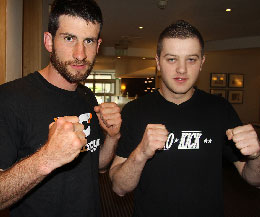 The weigh-ins are over for Alex and Jake - now it's fight-time for the British title over 5x2 min rounds.