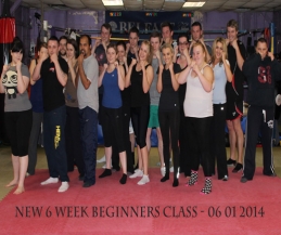 Black belt Hagan was back in action working beginners through fundamentals of fitness and elements of self defence.